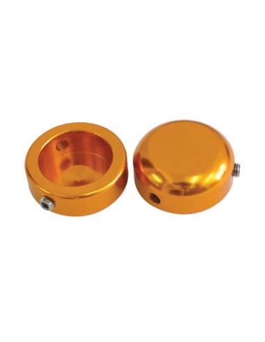 Embout guidon alu orange