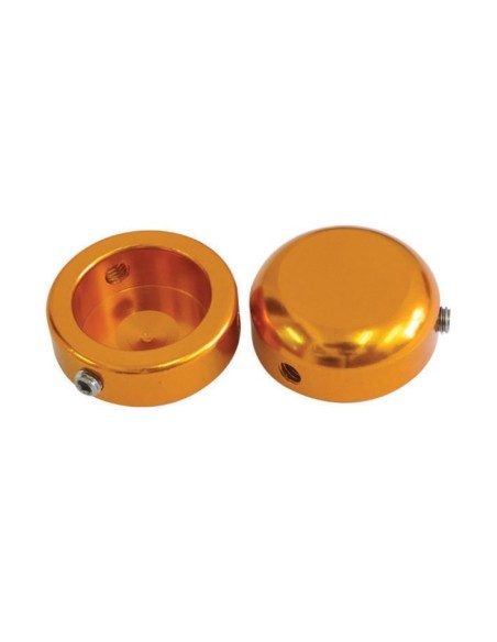 Embout guidon alu orange