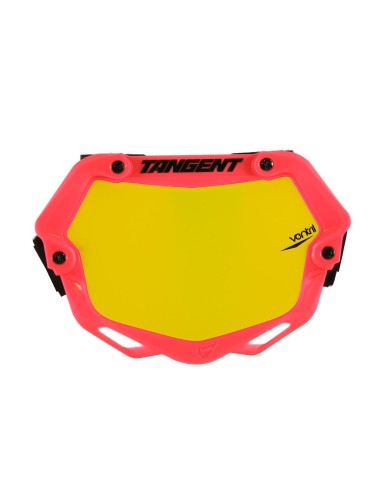 Plaque TANGENT ventril 3D mini fond jaune