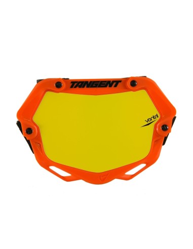 Plaque TANGENT ventril 3D mini fond jaune