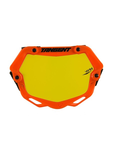 Plaque TANGENT ventril 3D mini fond jaune