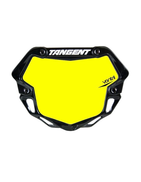 Plaque TANGENT ventril 3D mini fond jaune