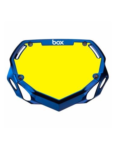 Plaque de guidon Box CHROME small