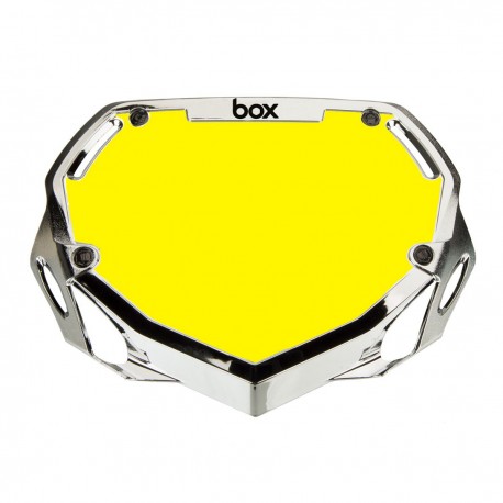Plaque de guidon Box CHROME small Plaque de guidon Box CHROME small