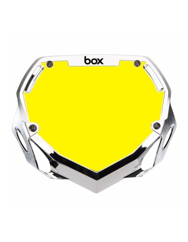 Plaque de guidon Box CHROME small