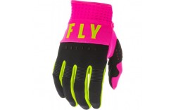 GANTS FLY F-16 2020 NEON ROSE/NOIR/JAUNE FLUO