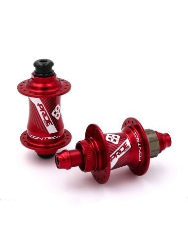 PAIRE DE MOYEUX PRIDE CONTROL PRO 36H ROUGE