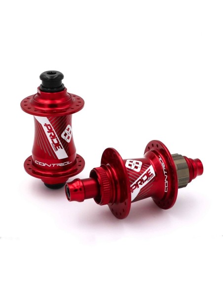 PAIRE DE MOYEUX PRIDE CONTROL PRO 36H ROUGE