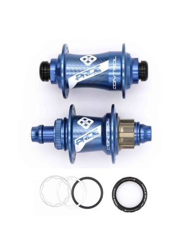 PAIRE DE MOYEUX PRIDE CONTROL PRO 36H BLEU