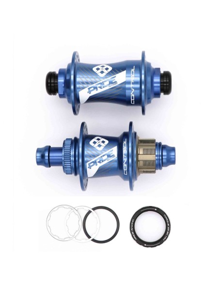 PAIRE DE MOYEUX PRIDE CONTROL PRO 36H BLEU 2