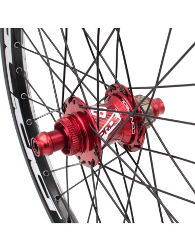 PAIRE DE ROUES PRIDE CONTROL 20" ROUGE