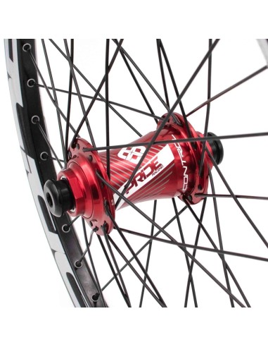 PAIRE DE ROUES PRIDE CONTROL 20" ROUGE