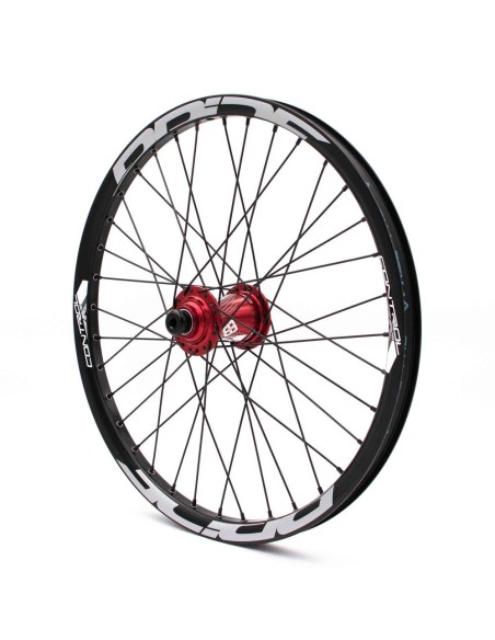 PAIRE DE ROUES PRIDE CONTROL 20" ROUGE