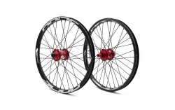 PAIRE DE ROUES PRIDE CONTROL 20" ROUGE