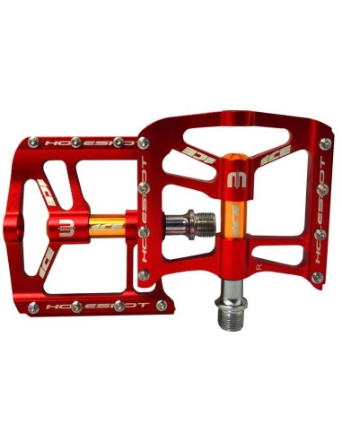 Pédale ICE HOLESHOT ROUGE