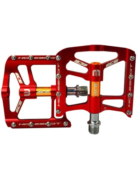 Pédale ICE HOLESHOT ROUGE