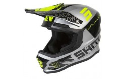 CASQUE SHOT FURIOUS DRAW GREY NEON YELLOW GLOSSY