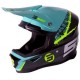 CASQUE SHOT FURIOUS STORM GREY GREEN NEON YELLOW GLOSSY