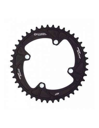 COURONNE PRIDE HEXAGON 4 VIS FILETÉES BLACK