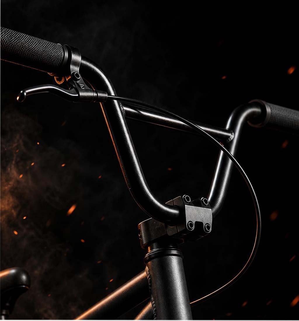 BMX Race cockpit and steering